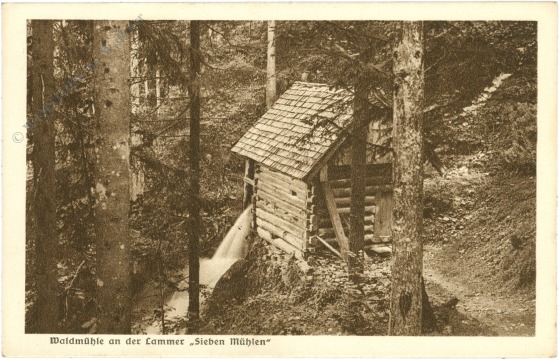 hohenau an der raab, waldmühle an der lammer "sieben mühlen"