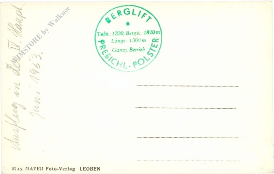 leoben, präbichl polster berg lift