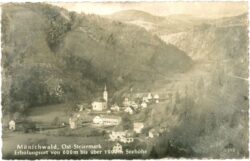 mönichwald, ortsansicht