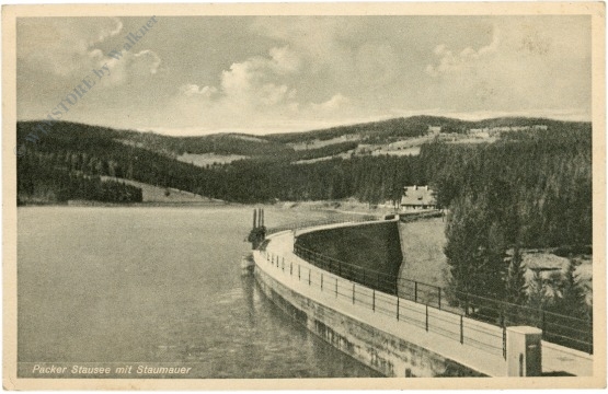pack, packer stausee mit staumauer