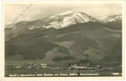 seckau, markt und benediktiner abtei mit zinken