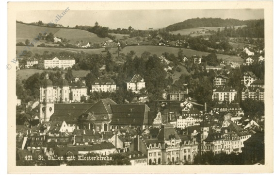 st. gallen, mit klosterkirche