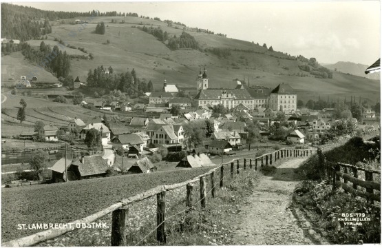 st. lambrecht, ortsansicht st. lambrecht, ortsansicht
