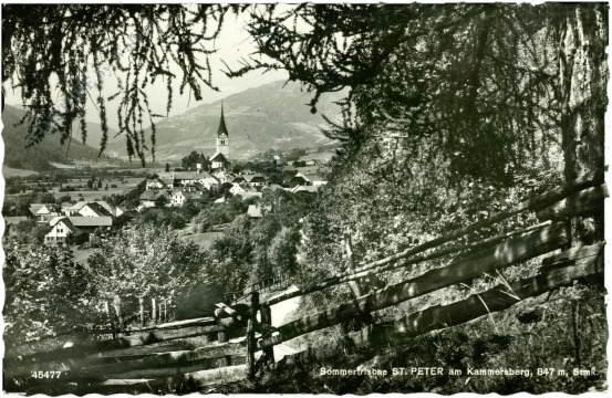 st. peter am kammersberg, ortsansicht