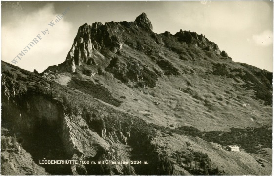 vordernberg, leobenerhütte mit griesmauer vordernberg, leobenerhütte mit griesmauer