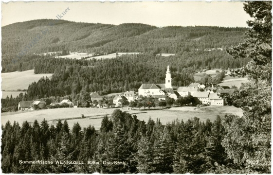 wenigzell, ortsansicht