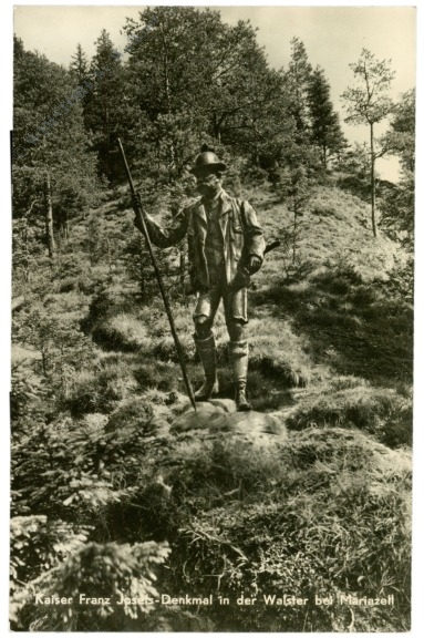 mariazell, kaiser franz josefs denkmal in der walster mariazell, kaiser franz josefs denkmal in der walster