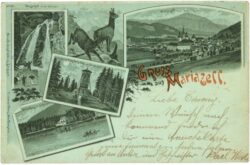 mariazell, gruss aus mariazell, gruss aus