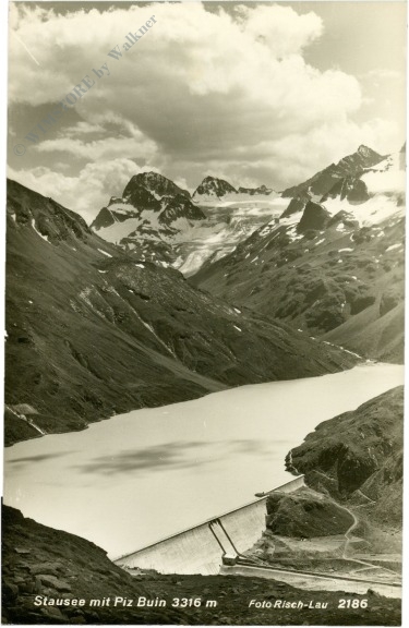 partenen, stausee mit piz buin