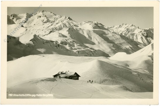 st. anton am arlberg, ulmerhütte gegen kalter berg