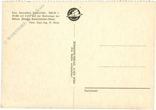 lokomotive1062.01 + 39.305 mit e612 auf der steilrampe bei böham