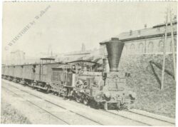 südbahn reihe 19 mit personenzug nach der ausfahrt aus dem steideltunnel