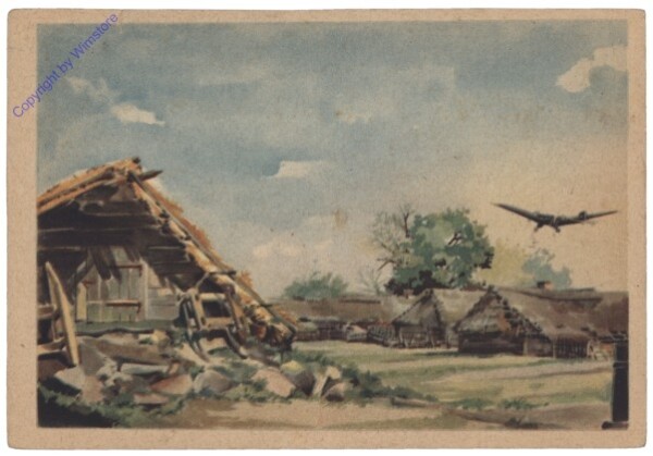 akg10035 Ansicht, Zeichnung: Gefr. Fritz Brauner