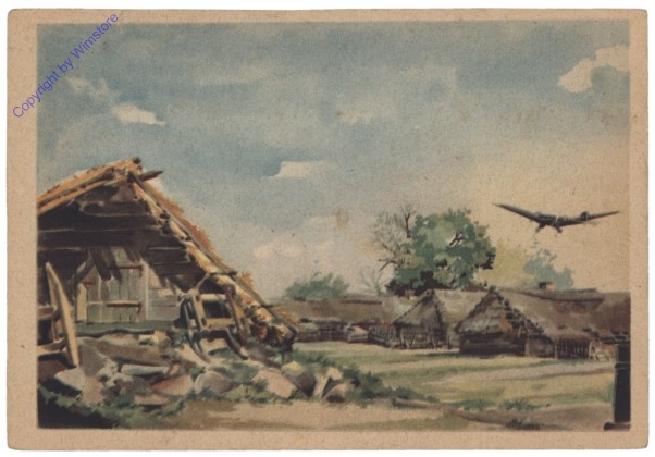 akg10035 Ansicht, Zeichnung: Gefr. Fritz Brauner