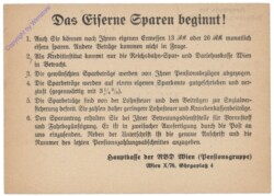 akg10069 Das Eiserne Sparen beginnt!