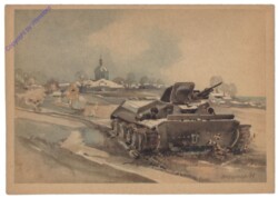 akg10071 Ansicht, Zeichnung: Gefr. Fritz Brauner