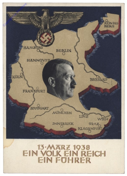 13. März 1938 Ein Volk Ein Reich Ein Führer