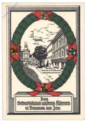 Fehldruck: Geburtshaus unseres Führers