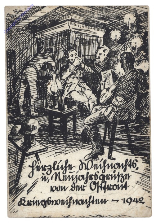 akg10385 Herzliche Weihnachts- und Neujahrsgrüße von der Ostfront 1942