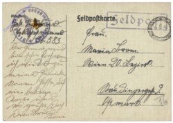Feldpostkarte 1940