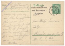 Feldpostkarte 1941