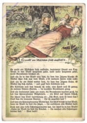 Es wollt ein Mädchen früh aufsteh'n ...