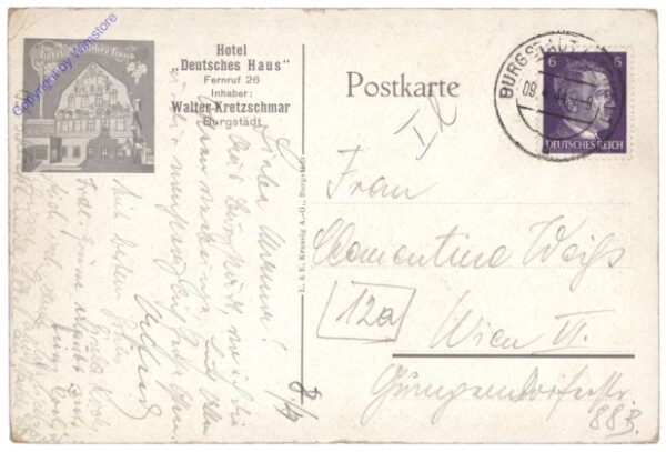 Burgstädt, Hotel Deutsches Haus