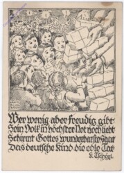 Geschenke werden verteilt