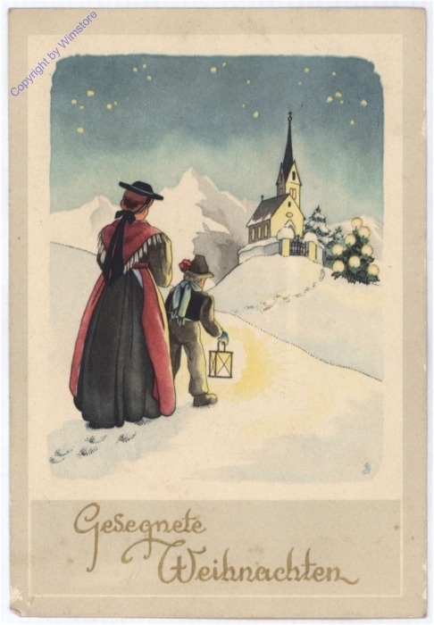 Wanderung zur Weihnachtsmesse