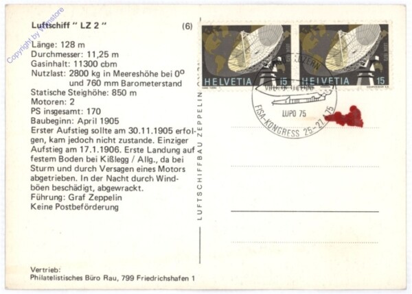 akg10599a Luftschiff LZ 2