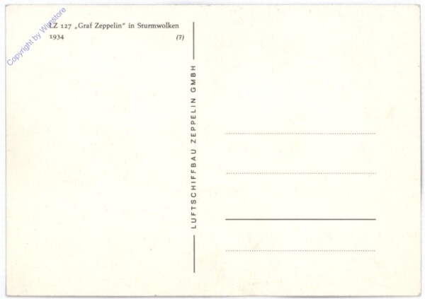 Graf Zeppelin LZ 127 in Sturmwolken