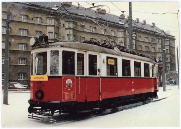 Triebwagen M 4082 als Fahrschulwagen