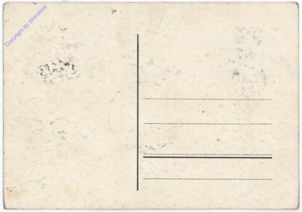 Postkarte mit vielen Stempeln aus 1937-39