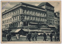 Berlin, Unter den Linden Ecke Friedrichstrasse