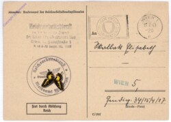 Postkarte Reichsarbeitsdienstpflichtige