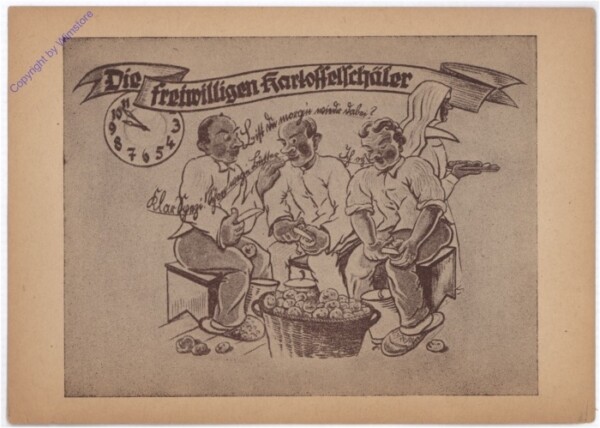 Die freiwilligen Kartoffelschäler