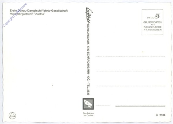Motorfahrgastschiff "Austria"