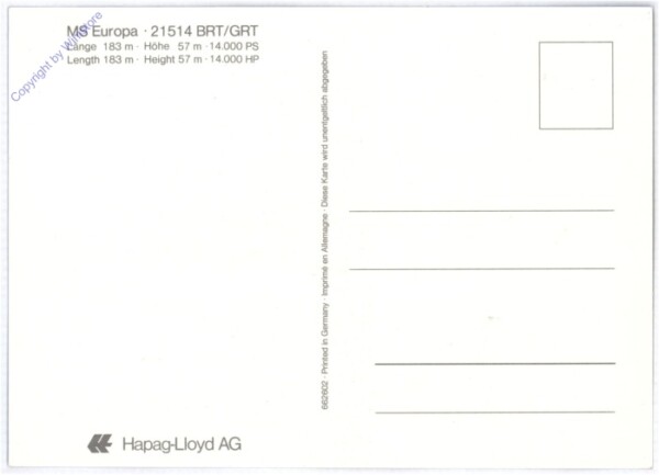 MS Europa