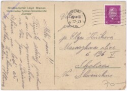 Vierschrauben-Turbinen-Schnelldampfer "Europa"