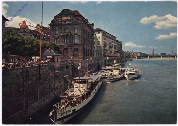 Personenboote Schifflände Basel