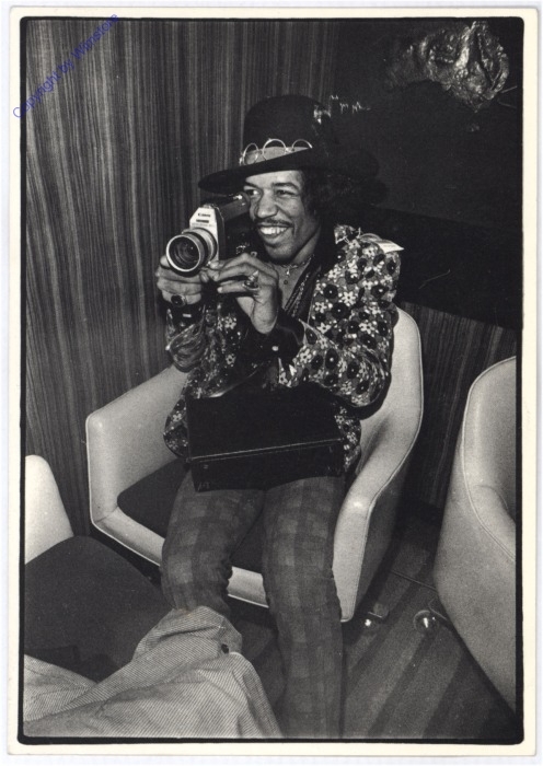 Autogrammkarte Jimi Hendrix