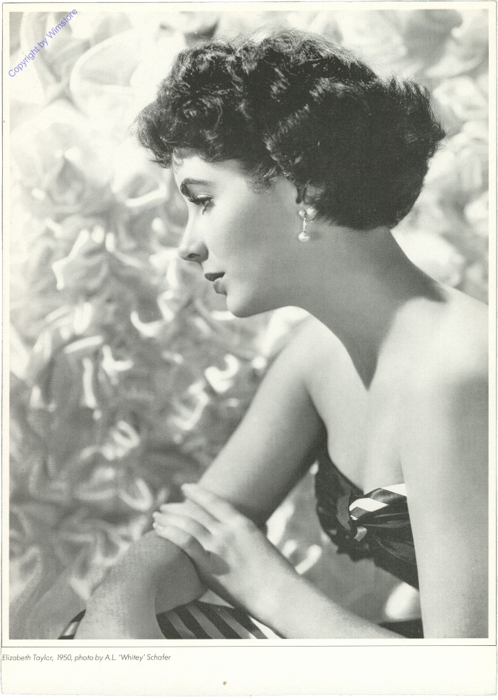 A4-Foto: Elizabeth Taylor, 1950