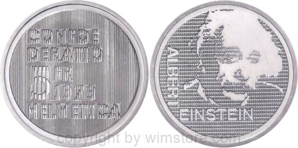 Schweiz, 5 Franken 1979, Albert Einstein, Portrait, KM 57, Ku/Ni