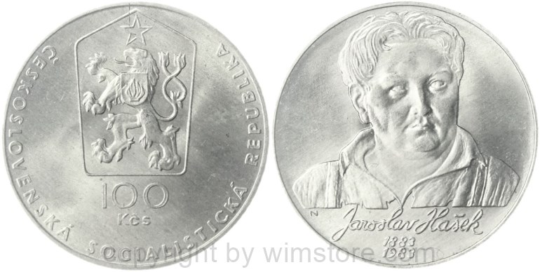 tschechoslowakei, 100 korun 1981, otakar spaniel, km 104, silber, st (kopie)