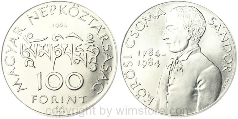 ungarn, 100 forint 1983, istván graf szécheny, km 633, ku/ni/zink (kopie)
