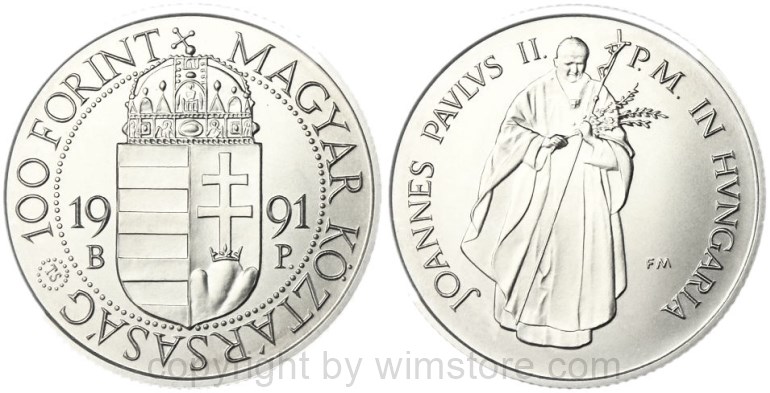 ungarn, 100 forint 1988, fußball em 1988 in deutschland torszene, km 665, ku/ni (kopie)
