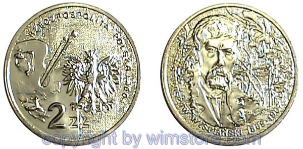 Polen, 2 Zlote 2004, Stanislaw Wyspianski, Y 512, Alu/Bro