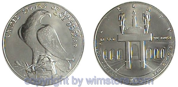 USA, 1 Dollar 1984, Coliseum Gateway, KM 210, Silber