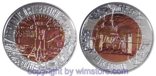 2. Republik, 25 Euro 2011, Robotik, Silber-Niob