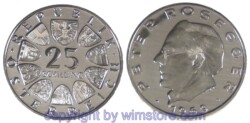 2. Republik, 25 Schilling 1969, Peter Rosegger Silber